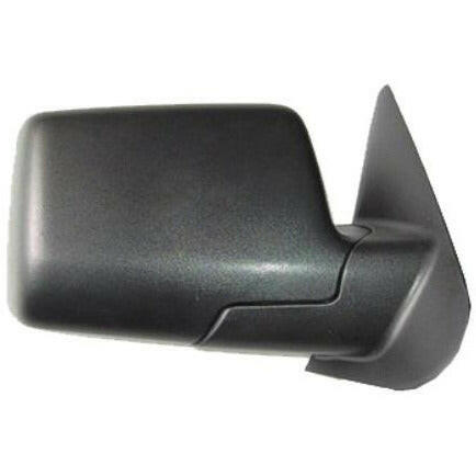 RH Door Mirror Manual Non-Heated Textured Black/Chrome Folding Ranger.