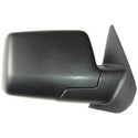 RH Door Mirror Manual Non-Heated Textured Black/Chrome Folding Ranger.