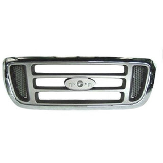 2004-2005 Ford Ranger Grille Chrome/Argent Bar - Classic 2 Current Fabrication