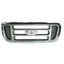 2004-2005 Ford Ranger Grille Chrome/Argent Bar.