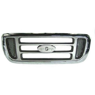 2004-2005 Ford Ranger Grille Chrome/Argent Bar.