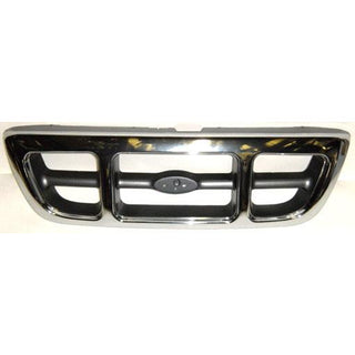 Grille Chrome/Silver/Gray Ranger 4WD XLT 98-00 - Classic 2 Current Fabrication