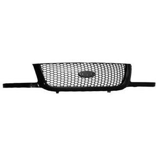 2001-2003 Ford Ranger Grille w/Dark Gray Mesh.