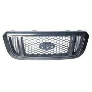 2004-2005 Ford Ranger Grille Black w/Aregent Mesh.