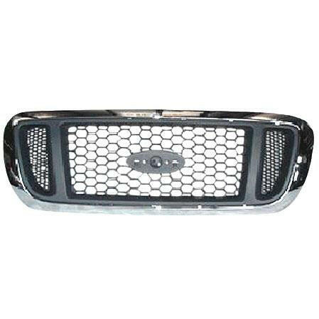 2004-2005 Ford Ranger Grille Chrome w/Aregent Mesh.