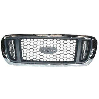 2004-2005 Ford Ranger Grille Chrome w/Aregent Mesh.