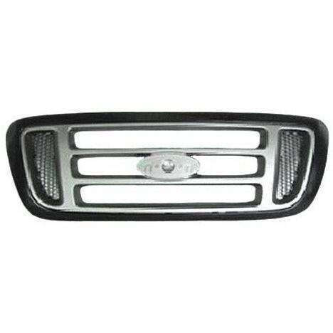 2004-2005 Ford Ranger Grille Black w/Argent Bars.