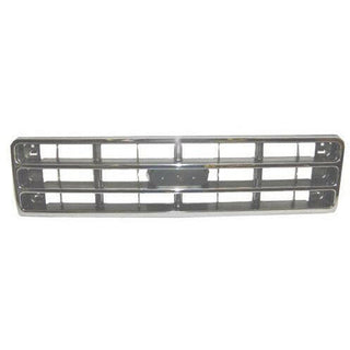1989-1991 Ford Pickup Grille Chrome/Argent.