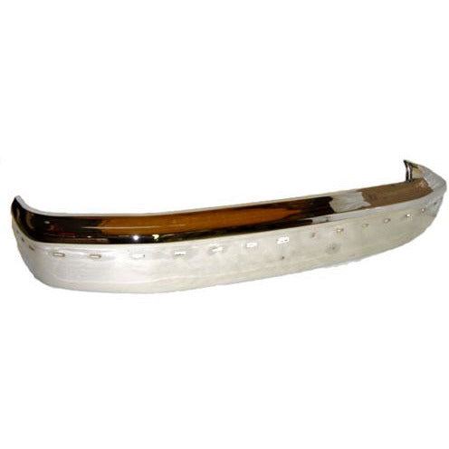1992-1996 Ford Bronco Front Bumper w/Pad Hole Chrome - Classic 2 Current Fabrication