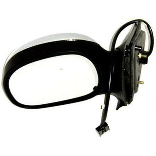 2001 Ford Pickup Mirror Power LH W/Chrome Cover Fold Contour Type W/O Signal.