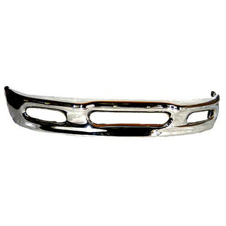 1997-1998 Ford Pickup Front Bumper w/Fog Lamp Cut-Out Chrome - Classic 2 Current Fabrication