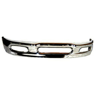 1997-1998 Ford Pickup Front Bumper w/Fog Lamp Cut-Out Chrome.