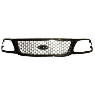 1999-2003 Ford Pickup Grille Black (P) - Classic 2 Current Fabrication
