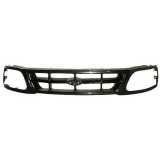 1997-1998 Ford Pickup Grille Black (P).