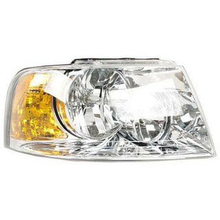 2003-2006 Ford Expedition Headlamp RH W/ Chrome Housing Expedition.