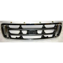 1999-2004 Ford F-150 Pickup Super Duty Grille Chrome/Silver/Black.