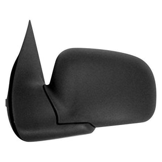 LH Door Mirror Power Non-Heated Textured Black Folding w/Puddle Lamp.