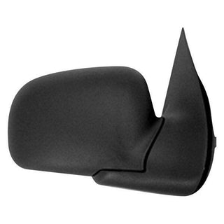 RH Door Mirror Power Non-Heated Textured Black Folding w/Puddle Lamp.
