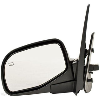 LH Door Mirror Power Heated Textured Black Non-Folding w/Puddle Lamp - Classic 2 Current Fabrication