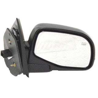 RH Door Mirror Power Heated Textured Black Non-Folding w/Puddle Lamp - Classic 2 Current Fabrication