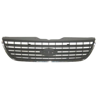 2002-2005 Ford Explorer Grille Chrome/Dark Gray - Classic 2 Current Fabrication