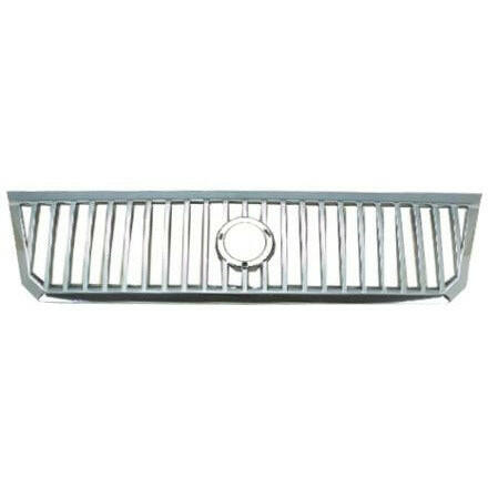 2002-2005 Mercury Mountaineer Grille Chrome/Silver.