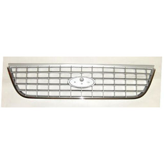 2002-2005 Ford Explorer Grille Chrome/Silver - Classic 2 Current Fabrication