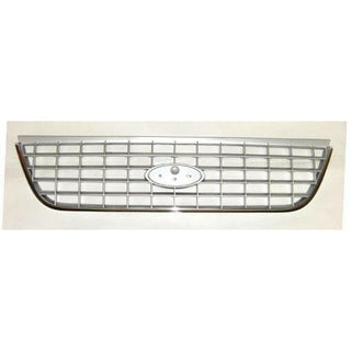 2002-2005 Ford Explorer Grille Chrome/Silver.