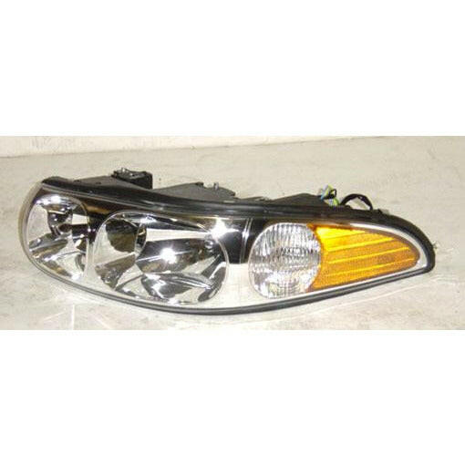 2000-2005 Buick LeSabre Headlamp LH w/FLuted High Beam Surface W/O Corner Lamp.