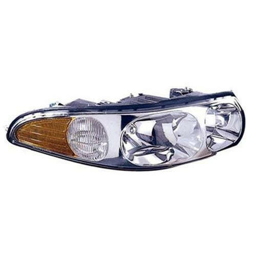 2000-2005 Buick LeSabre Headlamp RH W/ FLuted High Beam Surface W/O Corner Lamp Buick LeSabre E Custom 2000-2005 (NSF).