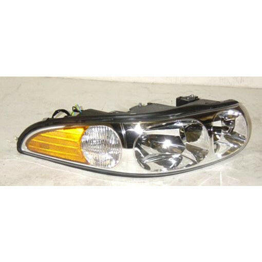2000-2005 Buick LeSabre Headlamp RH w/FLuted High Beam Surface W/O Corner Lamp.