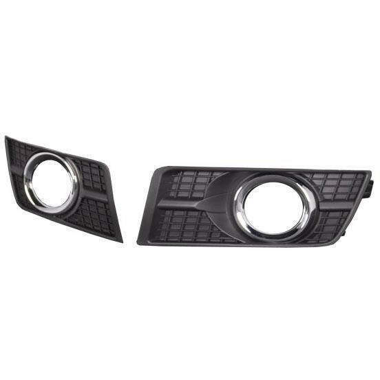 2010-2015 Cadillac SRX Front Bumper Insert LH w/Fog Lamp Chrome Gray.