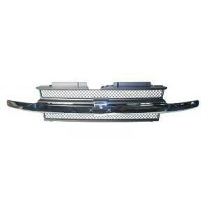 2002-2009 Chevy TrailBlazer Grille Dark Gray.