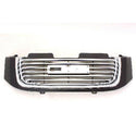 2006-2007 GMC Envoy Grille Chrome w/Frame W/O Headlamp Washer Hole Envoy.