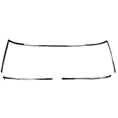 1967-1969 Pontiac Firebird Windshield Molding Set.