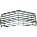 1972-1973 Chevy Camaro Grille Silver/Chrome - Classic 2 Current Fabrication