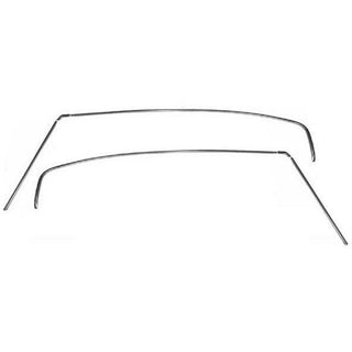 1970-1972 Chevy Chevelle Door Rail Molding Set.