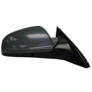 RH Door Mirror Power Non-Heated Folding Smooth Black Malibu, Aura.
