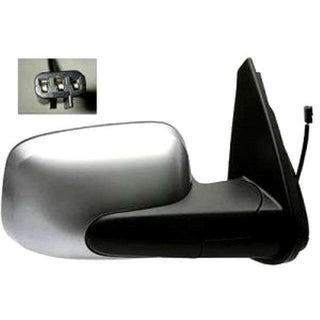 RH Mirror Outside Rear Satin Chrome Power HHR 06-11.