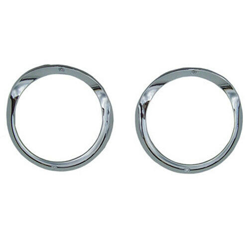 1955 Chevy Bel Air/210 4 Dr Hardtop Headlamp Bezel Pair.