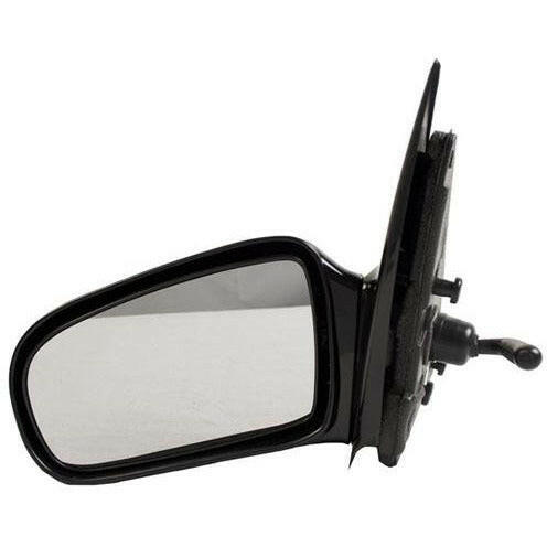 LH Door Mirror Manual Remote Non-Heated Gloss Black Non-Folding S DN.
