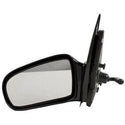 LH Door Mirror Manual Remote Non-Heated Gloss Black Non-Folding S DN.