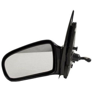 LH Door Mirror Manual Remote Non-Heated Gloss Black Non-Folding S DN.