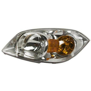 2005-2010 Chevy Cobalt Headlamp LH W/Amber Signal Lamp & Clear Bulb.