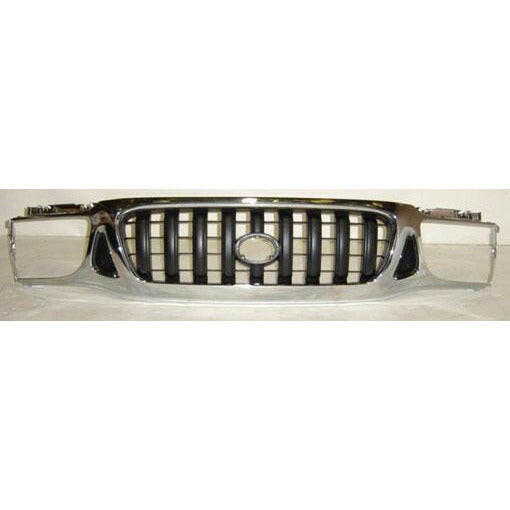 2001-2004 Toyota Tacoma Grille Chrome/Dark Gray.