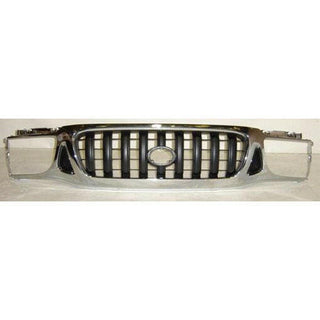 2001-2004 Toyota Tacoma Grille Chrome/Dark Gray.