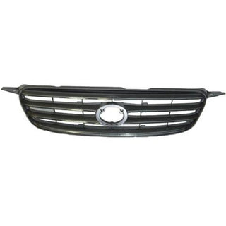 2003-2004 Toyota Corolla Grille Chrome/Gray - Classic 2 Current Fabrication