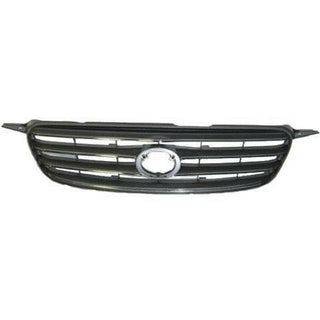 2003-2004 Toyota Corolla Grille Chrome/Gray.