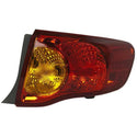 2009-2010 Toyota Corolla Tail Lamp Quarter RH.