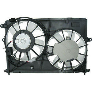 Radiator Cooling Fan Assembly 2.4L Dual Fan Assembly Corolla, Matrix.